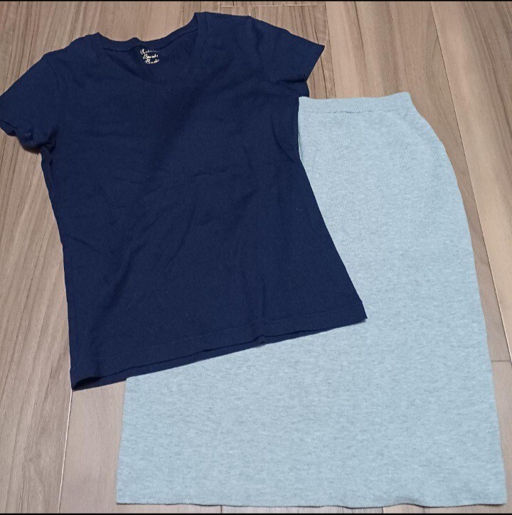 NATURAL BEAUTY BASIC　Tシャツ　ニットスカート　M