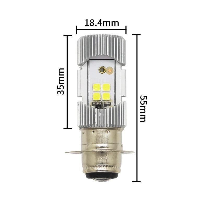 2個(gè)セット ホワイト PH7 LED ヘッドライト バルブ Hi/Lo 切替 KLX250SR マジェスティ JOG ジョグ アプリオ TZR50R TDR80 TLR200 DT50 TL125