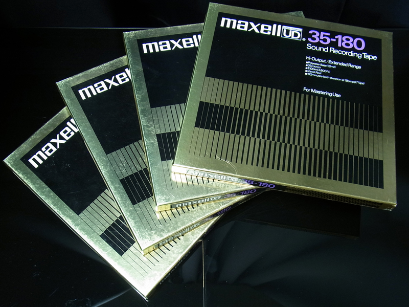 maxell マクセル UD 35-180 10号 オープンリールテープ 4本 maxell マクセル UD 35-180 10号 オープンリールテープ 4本