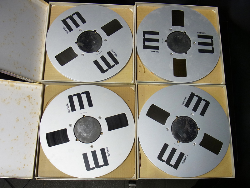maxell マクセル UD 35-180 10号 オープンリールテープ 4本 maxell マクセル UD 35-180 10号 オープンリールテープ 4本
