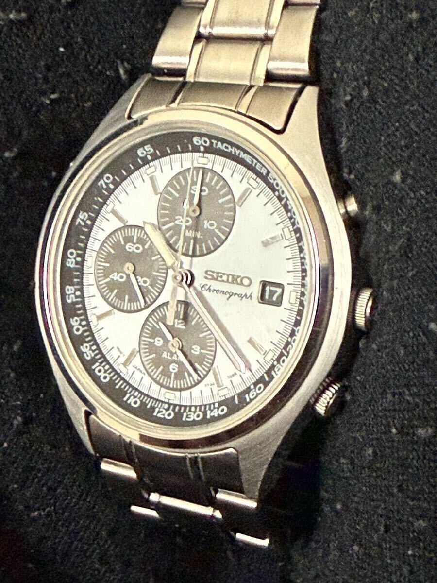Yahoo!オークション - 希少 稼働品 セイコー クロノグラフ