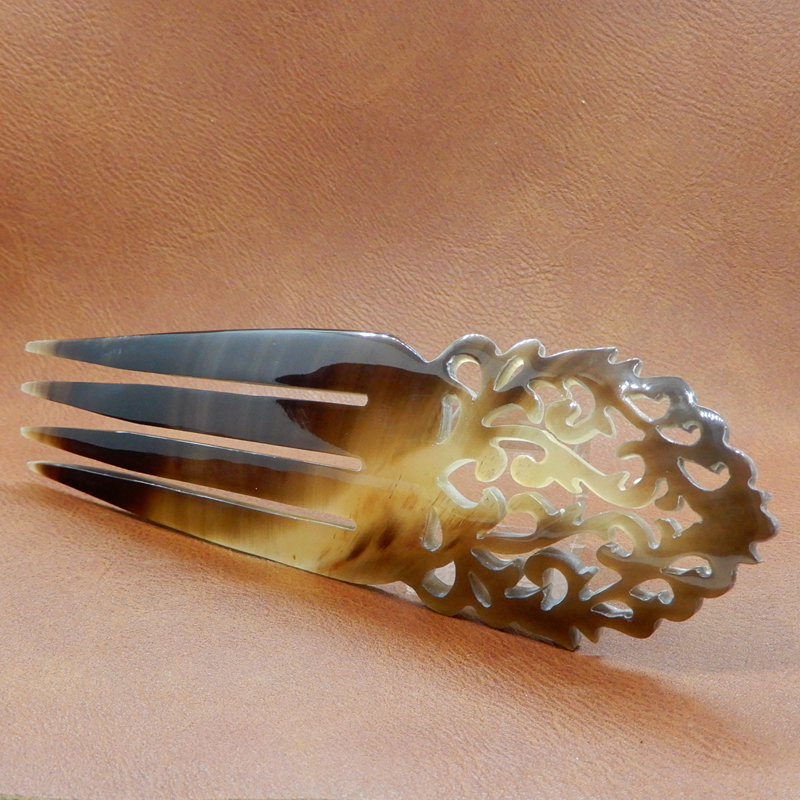 画像商品をお届け【新品】水牛の角 簪 かんざし 粋で艶やかに*IV*（1）ペイネタ バッファローホーン クリックポストなら送料￥185_画像2