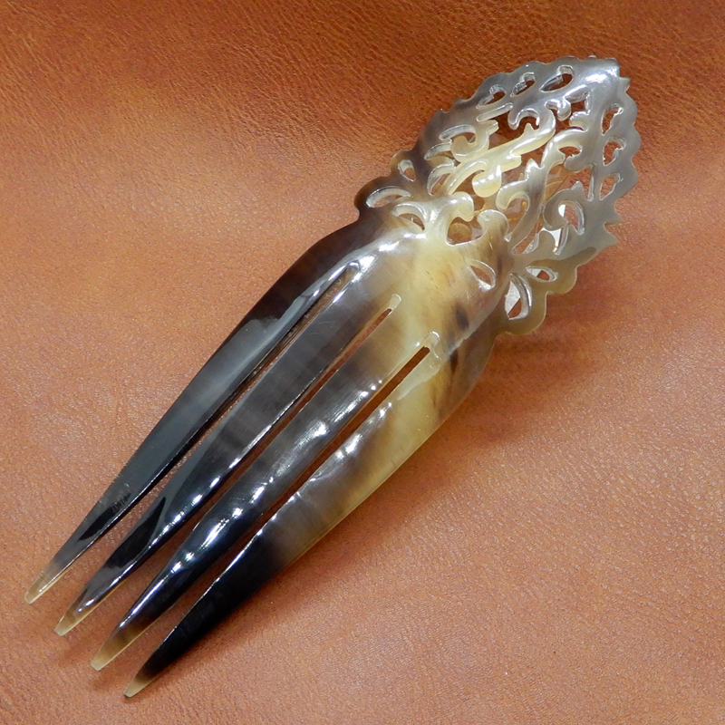 画像商品をお届け【新品】水牛の角 簪 かんざし 粋で艶やかに*IV*（1）ペイネタ バッファローホーン クリックポストなら送料￥185_画像3