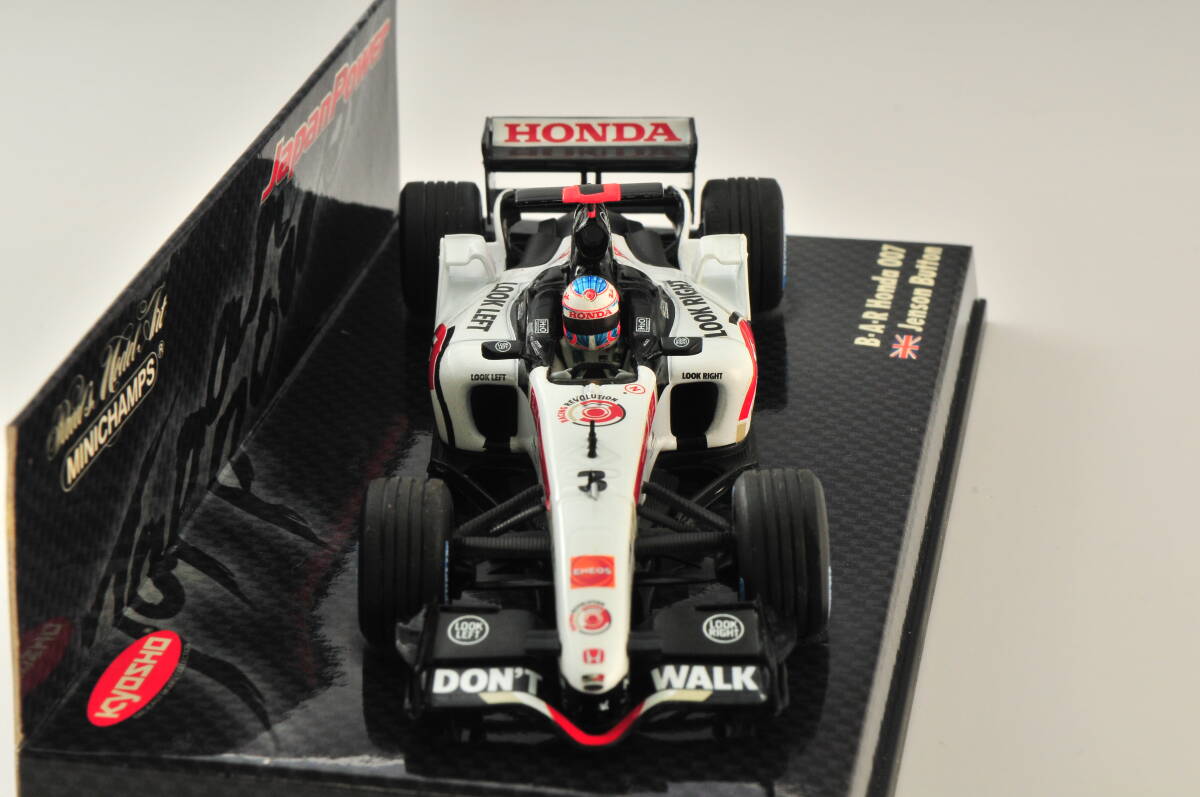 MINICHAMPS B?A?R HONDA 007 J.BUTTON ミニチャンプス BAR ホンダ J.バトン 1/43 【 ジャパンパワー】