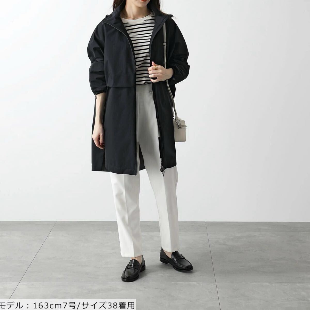 新品 HERNO LAMINAR スプリングコート 38 レディース GC00056DL ヘルノ ラミナー GORE-TEX ゴアテックス フード付き ジャケット