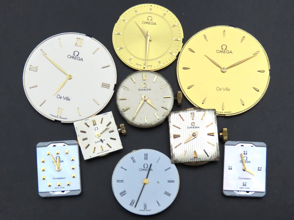 1円 山 ジャンク 稼働品含 OMEGA オメガ デビル等 機械付文字盤9 1円 山 ジャンク 稼働品含 OMEGA オメガ デビル等 機械付文字盤9