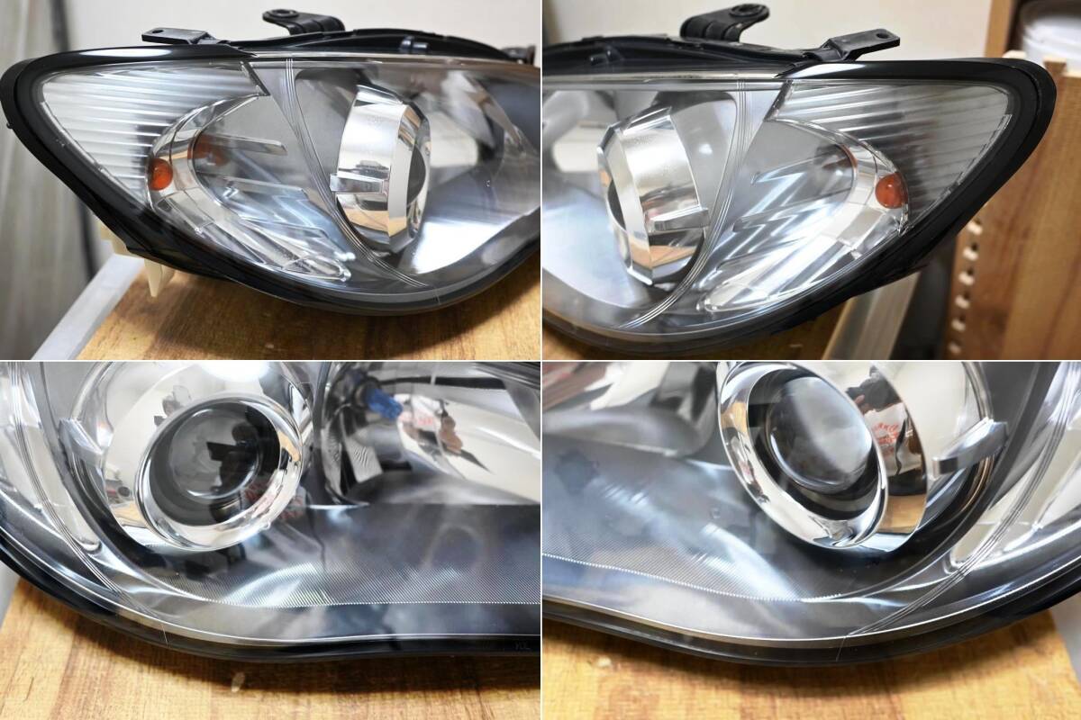  красивый пожелтение нет серый металлизированный SUBARU GD GG GGA GGC WRX ястреб глаз Impreza оригинальный галоген передняя фара левый и правый в комплекте ICHIKOH 1770 1F ①