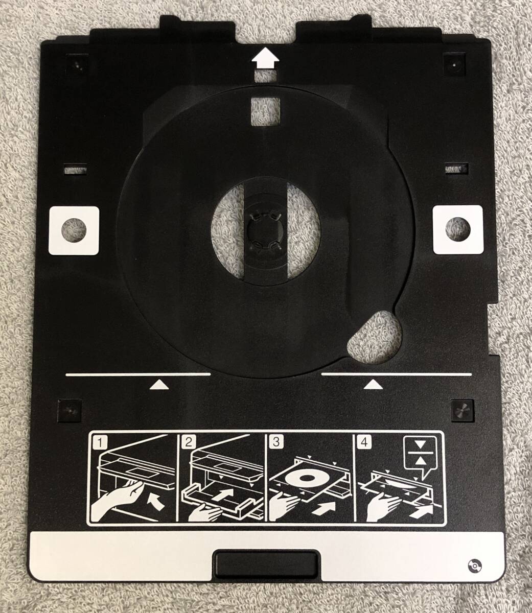EPSON EP-979A3 用 CD-R トレイ CD印刷 レーベル印刷トレイ 正常動(dòng)作品です。