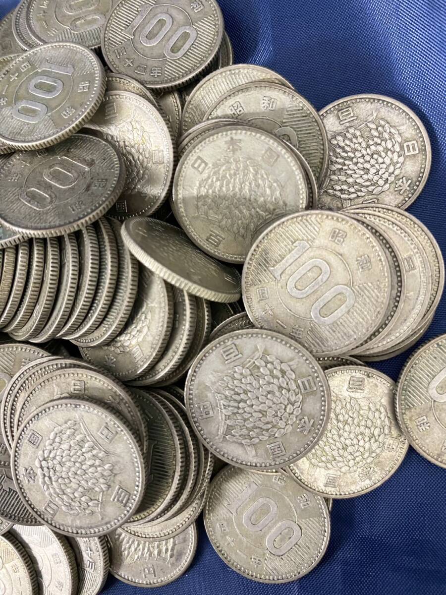 旧100円硬貨 稲穂 198枚 ※汚れ・くすみあり 古銭 ジャンク品 旧100円硬貨 稲穂 198枚 ※汚れ・くすみあり 古銭 ジャンク品