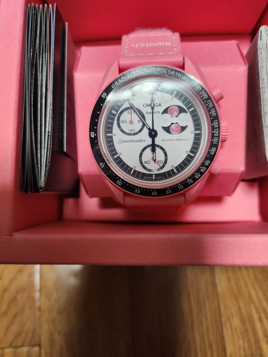 OMEGA × swatch オメガスウォッチ ピンクムーン バイオ OMEGA × swatch オメガスウォッチ ピンクムーン バイオ