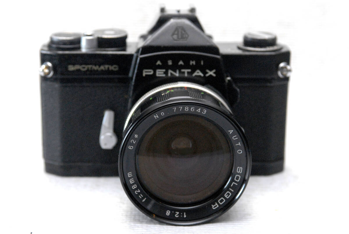 PENTAX ペンタックス 昔の高級一眼レフカメラ SP(黒)ボディ + PENTAX ペンタックス 昔の高級一眼レフカメラ SP(黒)ボディ +