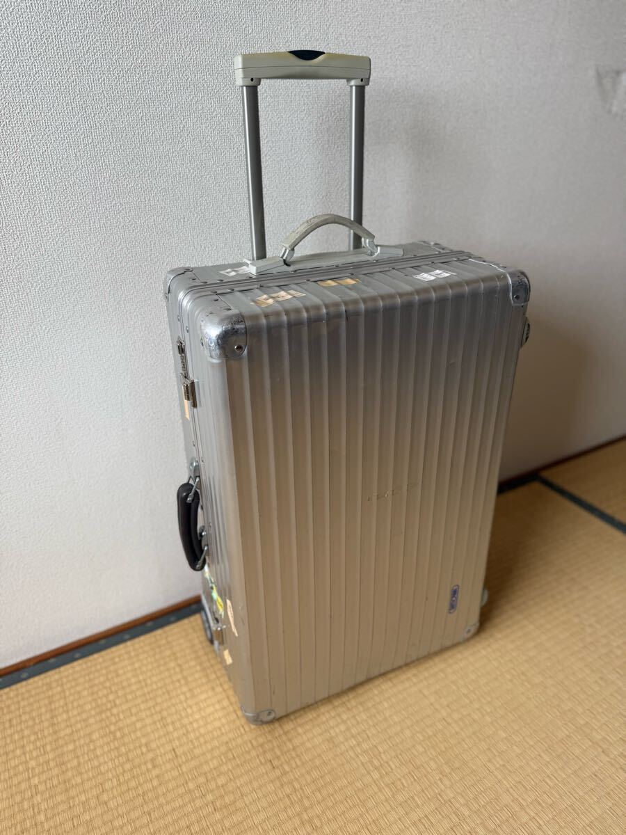 中古品】【廃盤】RIMOWA リモワ キャリーケース 2輪 クラシック 中古品】【廃盤】RIMOWA リモワ キャリーケース 2輪 クラシック