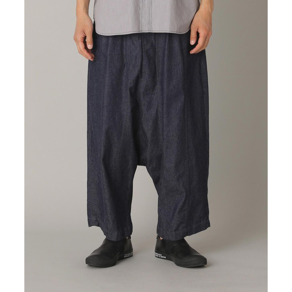 ZUCCa 24AW サルエルデニムパンツ S 定価49,500円 イージー ZUCCa 24AW サルエルデニムパンツ S 定価49,500円 クロップド