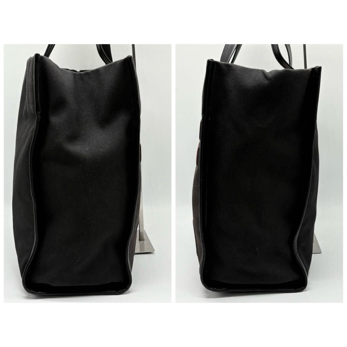 現(xiàn)行/大容量◎エルメネジルドゼニア トートバッグ メンズ ビジネス A4 PC◎ 近年 Ermenegild Zegna ハンド ロゴ レザー キャンバス 肩掛け