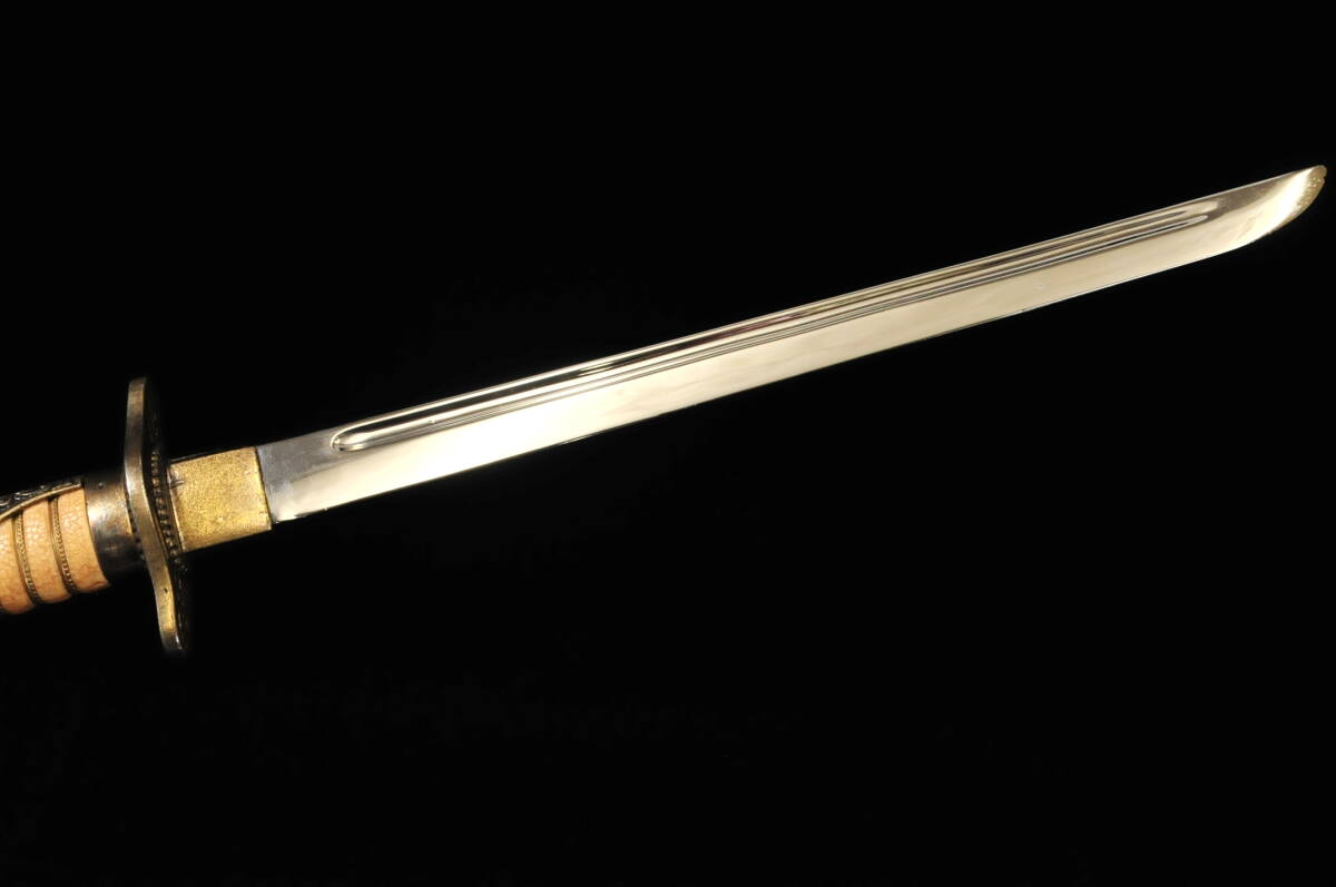 模造刀】 大日本帝国海軍短剣 拵え 全長:41.5cm 刃長:24cm 検 模造刀】 大日本帝国海軍短剣 拵え 全長:41.5cm 刃長:24cm 検