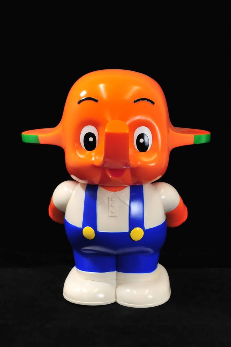 サトちゃん 貯金箱 高さ:約45cm コインバンク 箱無 ソフビ人形 サトちゃん 貯金箱 高さ:約45cm コインバンク 箱無 ソフビ人形