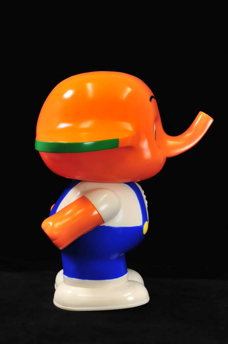 サトちゃん 貯金箱 高さ:約45cm コインバンク 箱無 ソフビ人形 サトちゃん 貯金箱 高さ:約45cm コインバンク 箱無 ソフビ人形