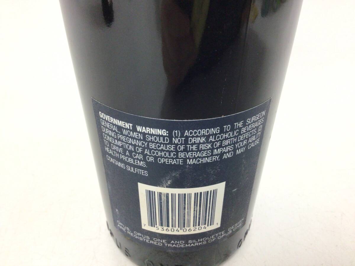 ワイン wine オーパスワン 2004 750ml 14% 重量番号:2(Q-3 ワイン wine オーパスワン 2004 750ml 14% 重量番号:2(Q-3