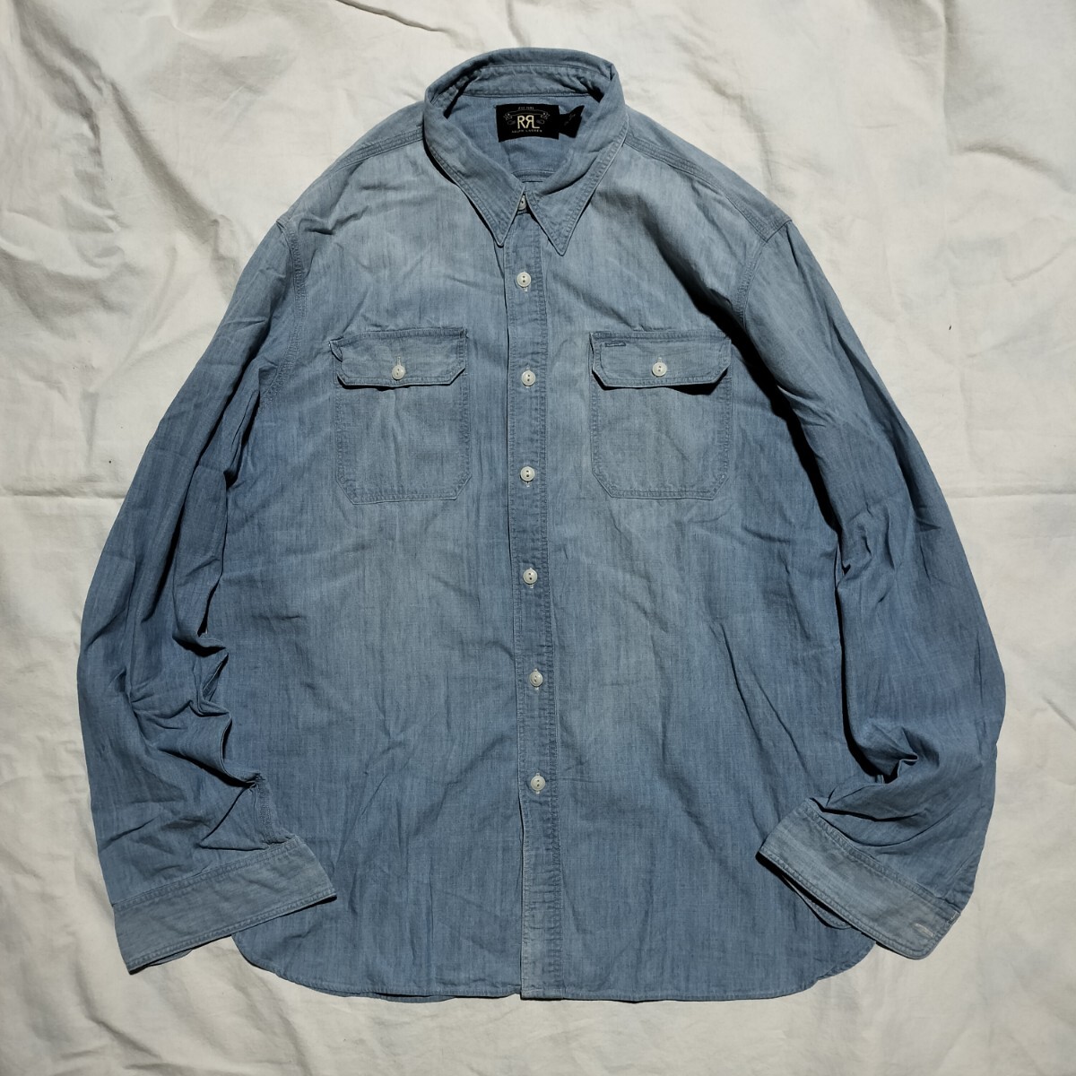 ラルフローレン ダブルアールエル RRL 長袖 シャツ シャンブレー ラルフローレン ダブルアールエル RRL 長袖 シャツ シャンブレー