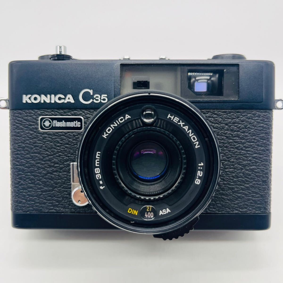 動作未確認 KONICA C35 Flash matic ブラック フィルムカメラ 動作未確認 KONICA C35 Flash matic ブラック フィルムカメラ