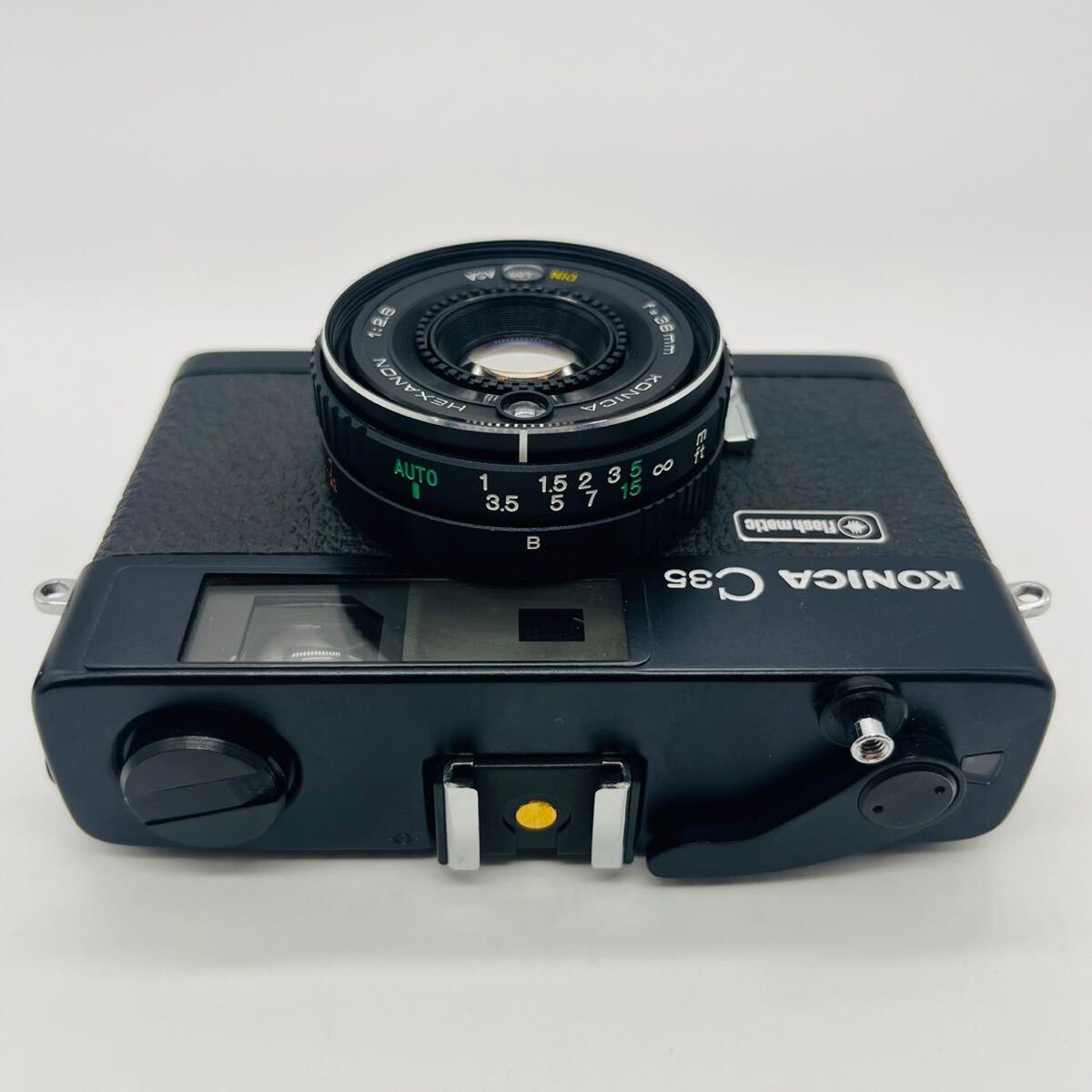 動作未確認 KONICA C35 Flash matic ブラック フィルムカメラ 動作未確認 KONICA C35 Flash matic ブラック フィルムカメラ