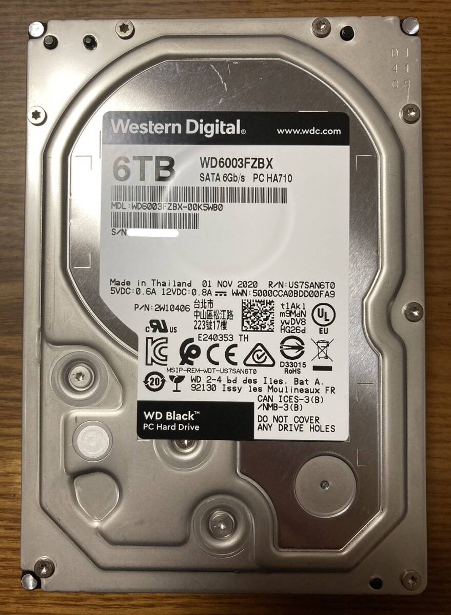 希少モデル】Western Digital ウェスタンデジタル WD Black 希少モデル】Western Digital ウェスタンデジタル WD Black