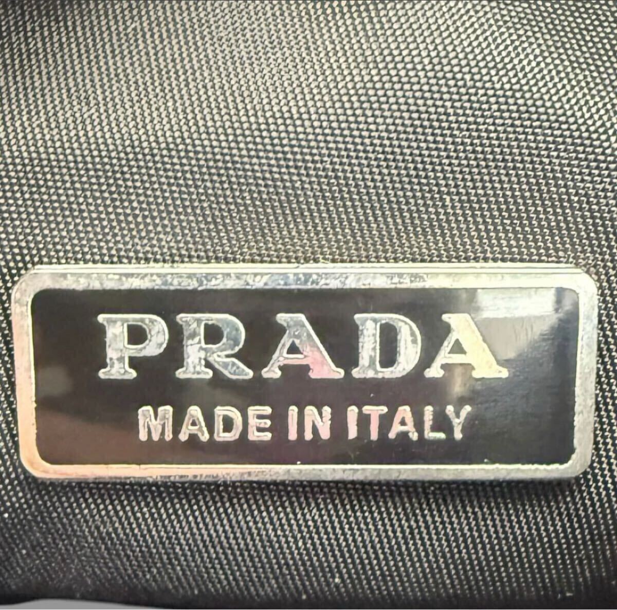 1円スタート!【未使用級】PRADA プラダ 三角ロゴ プレート 1円スタート!【未使用級】PRADA プラダ 三角ロゴ プレート