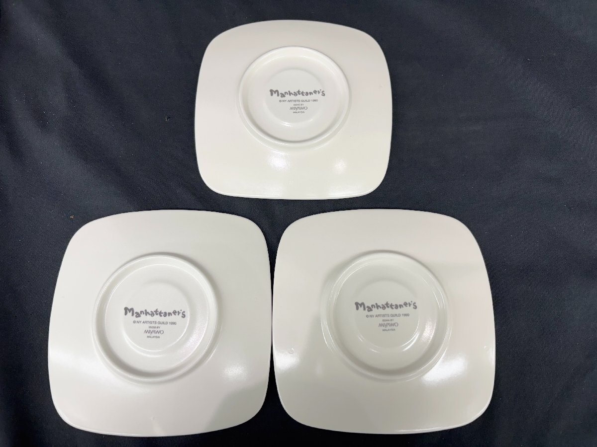G57 美品 Manhattaner's マンハッタナーズ 皿 5枚セット 食器 猫 G57 美品 Manhattaner's マンハッタナーズ 皿 5枚セット 食器 猫