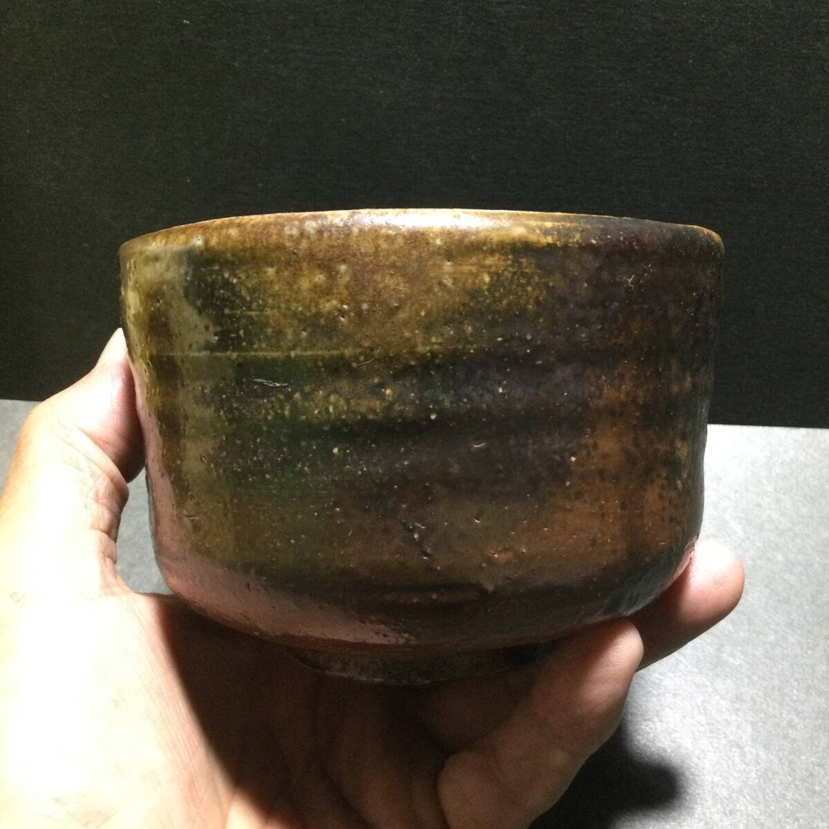 備前焼 金重陶陽 茶碗 共箱 人間国宝 本物保証 茶道具 (茶碗 備前焼 金重陶陽 茶碗 共箱 人間国宝 本物保証 茶道具 (茶碗