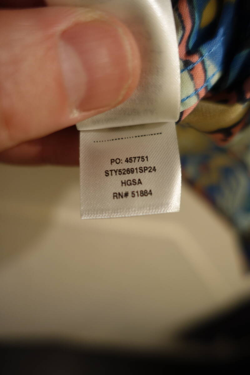 パタゴニア　半袖　総柄　シャツ　オーガニックコットン　サイズＭ　STY52691SP24