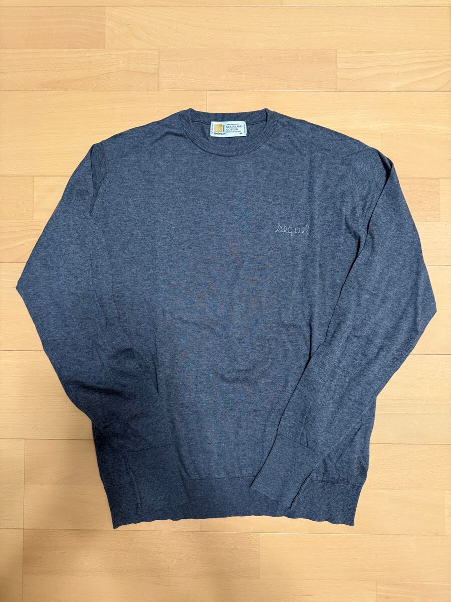 SEQUEL x FRAGMENT DESIGN x JOHN SMEDLEY ニット グレー M SEQUEL x FRAGMENT DESIGN x JOHN SMEDLEY ニット グレー M