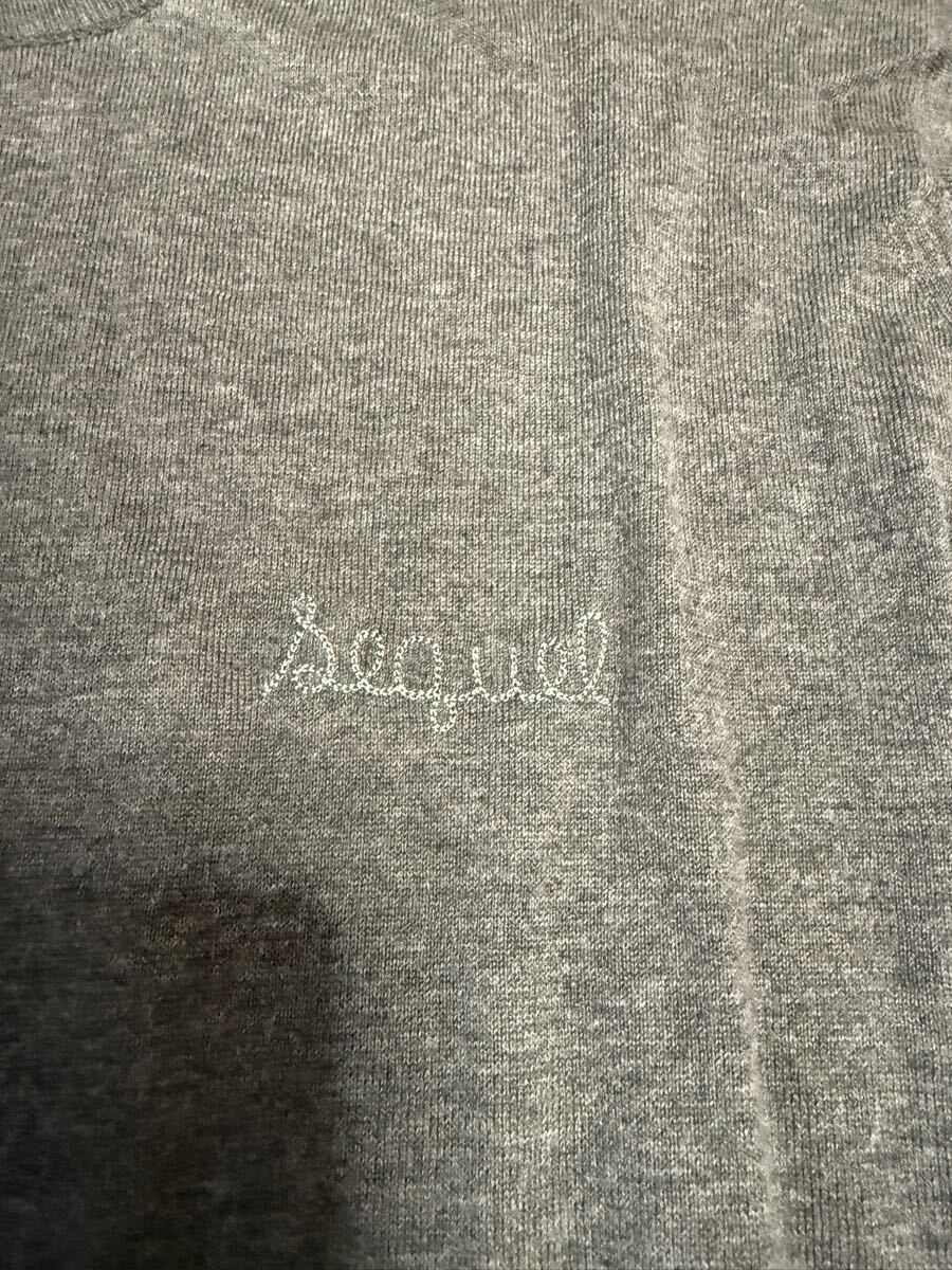 SEQUEL x FRAGMENT DESIGN x JOHN SMEDLEY ニット グレー M SEQUEL x FRAGMENT DESIGN x JOHN SMEDLEY ニット グレー M