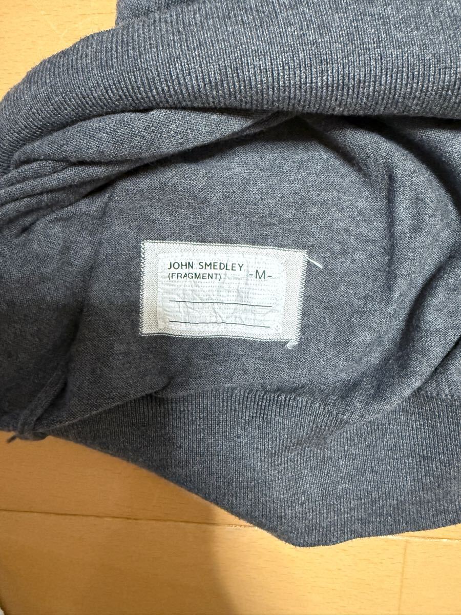 SEQUEL x FRAGMENT DESIGN x JOHN SMEDLEY ニット グレー M SEQUEL x FRAGMENT DESIGN x JOHN SMEDLEY ニット グレー M