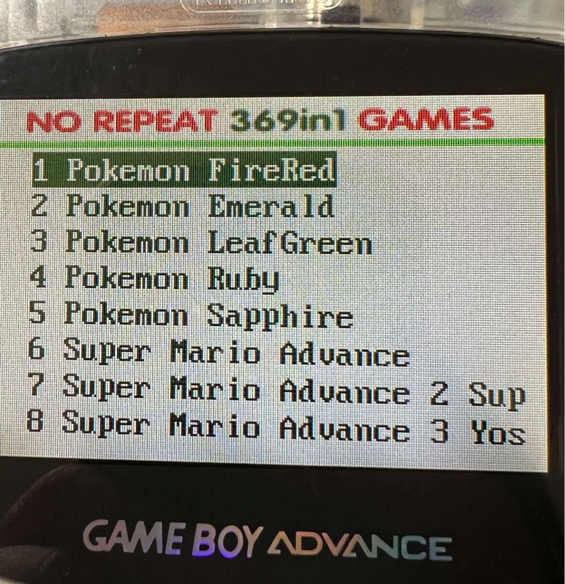 369in1 ゲームボーイアドバンス風ソフト 海外品｜Yahoo!フリマ