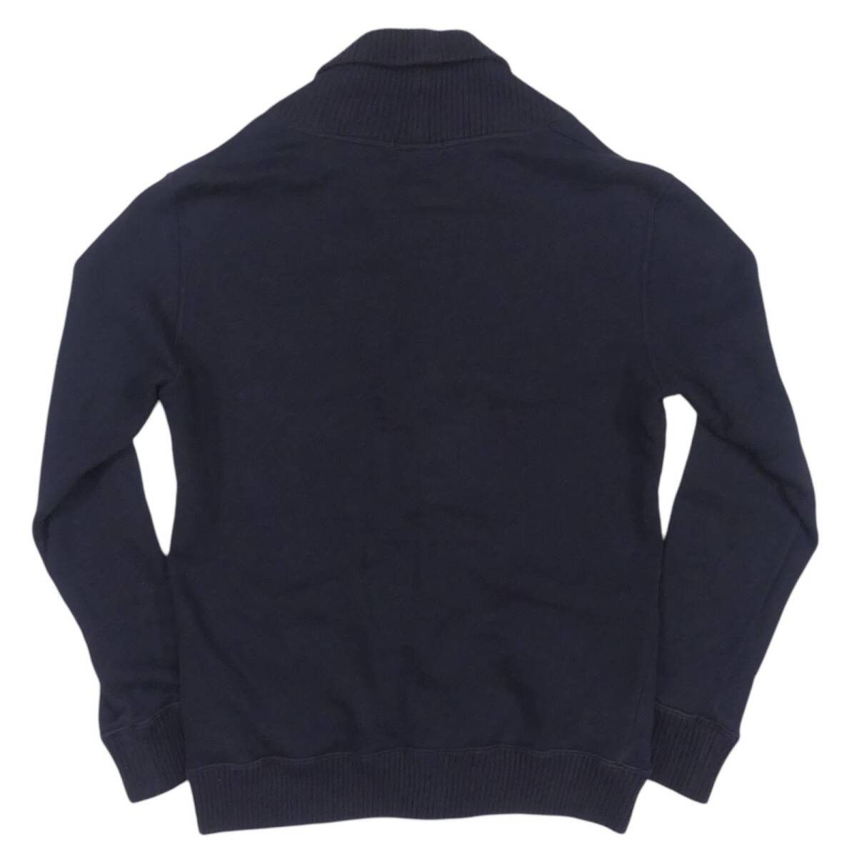 即決★BURBERRY BLACK LABEL★メンズ M 廃版 カーディガン ニット セーター バーバリーブラックレーベル 2 紺 ネイビー 三陽商会_画像2