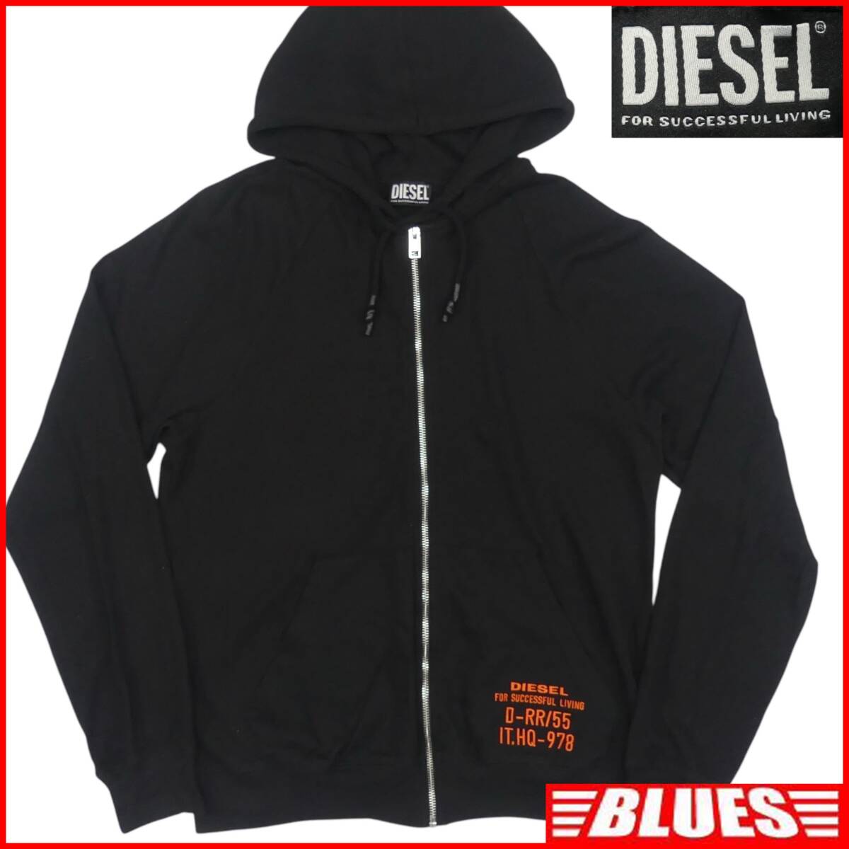 即決 DIESEL メンズ L スウェット ディーゼル 黒 パーカー 即決 DIESEL メンズ L スウェット ディーゼル 黒 パーカー