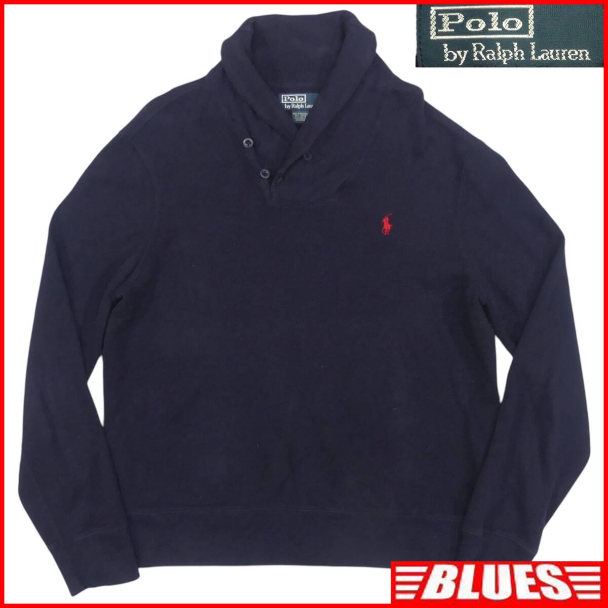 即決 POLO RALPH LAUREN メンズ L スウェット ラルフローレン 紺 即決 POLO RALPH LAUREN メンズ L スウェット ラルフローレン 紺