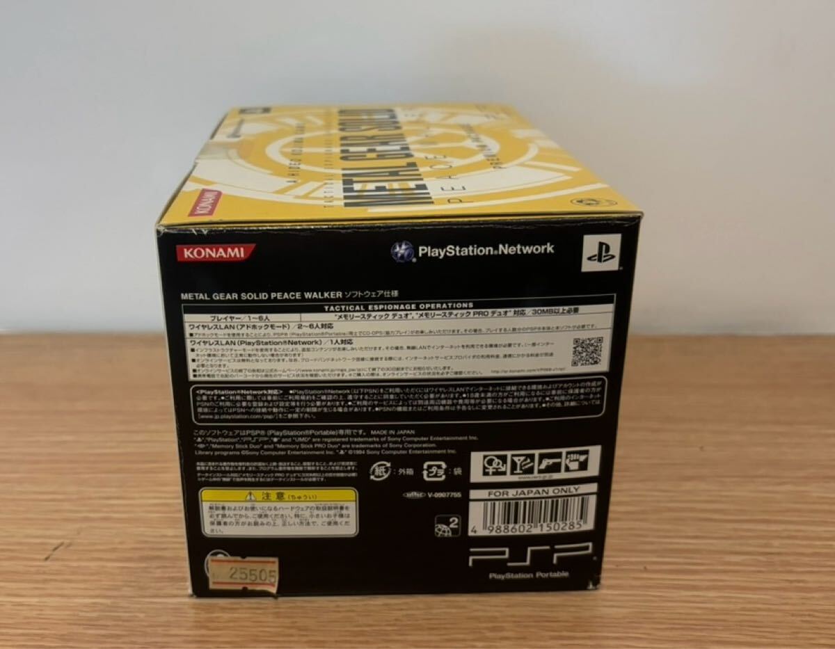 新品未開封 PSP3000 メタルギア ソリッド ピースウォーカー 新品未開封 PSP3000 メタルギア ソリッド ピースウォーカー