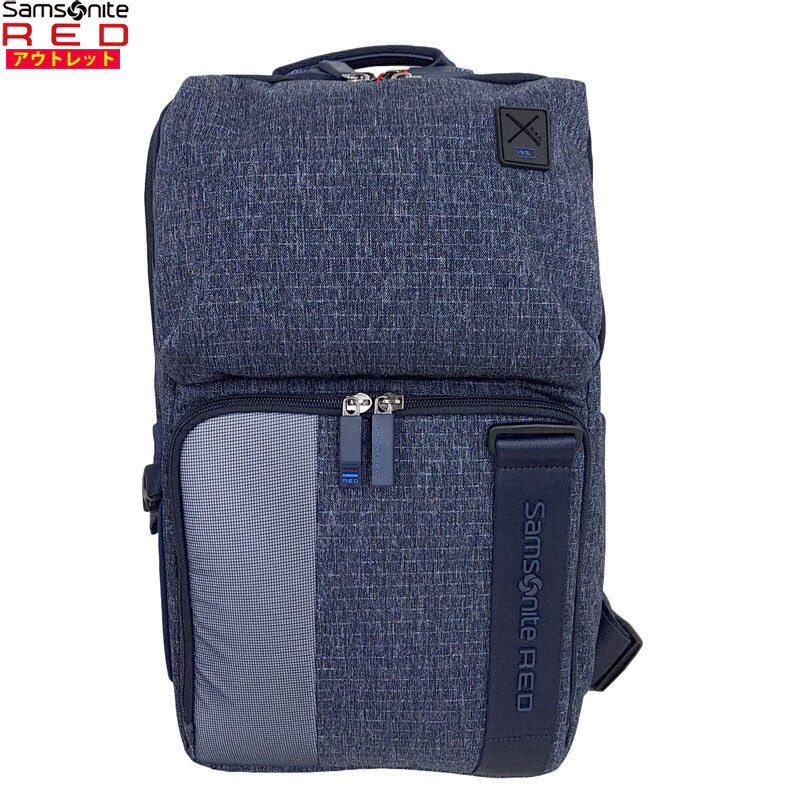 サムソナイトレッド 新品?アウトレット ワンショルダー バックパック ACTAEON GG1*21002 ネイビー ボディバッグ A4 并行輸入品