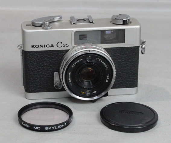 041420 【ジャンク品 コニカ】 Konica C35 HEXANON 38mm F2.8 単 041420 【ジャンク品 コニカ】 Konica C35 HEXANON 38mm F2.8 単