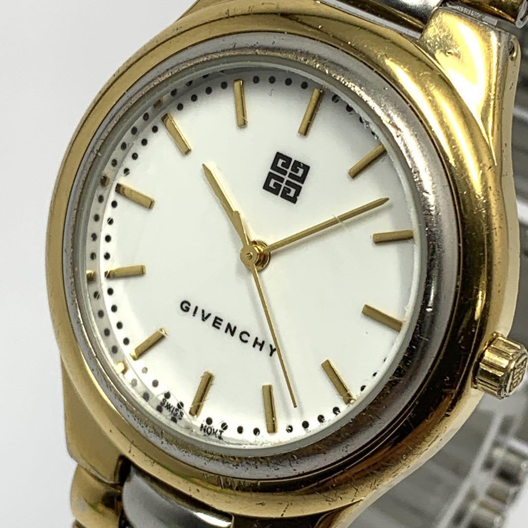 162 稼動品 GIVENCHY メンズ 腕時計 ジバンシー ゴールド 電池 162 稼動品 GIVENCHY メンズ 腕時計 ジバンシー ゴールド 電池