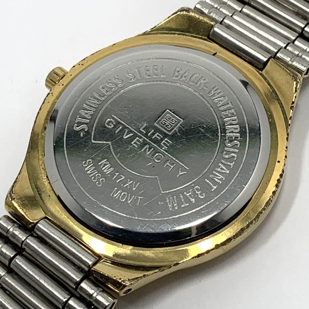 162 稼動品 GIVENCHY メンズ 腕時計 ジバンシー ゴールド 電池 162 稼動品 GIVENCHY メンズ 腕時計 ジバンシー ゴールド 電池