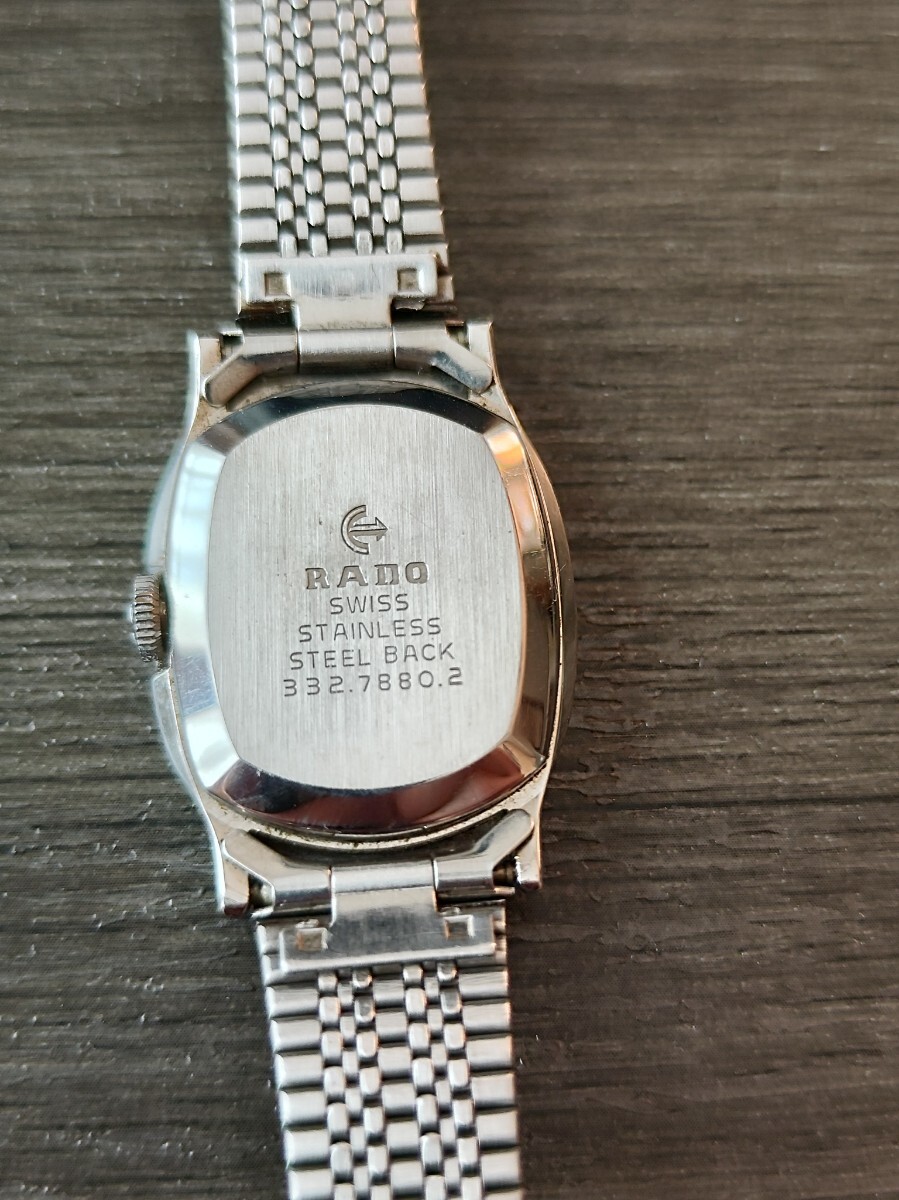 手巻き 稼働品 RADO レディース腕時計 白黒文字盤 オリジナル 手巻き 稼働品 RADO レディース腕時計 白黒文字盤 オリジナル