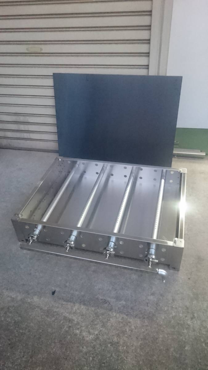 幅75cm×奥行55cm 送料無料 大量調理に 鉄板焼き グリラー 業務用 幅75cm×奥行55cm 送料無料 大量調理に 鉄板焼き グリラー 業務用