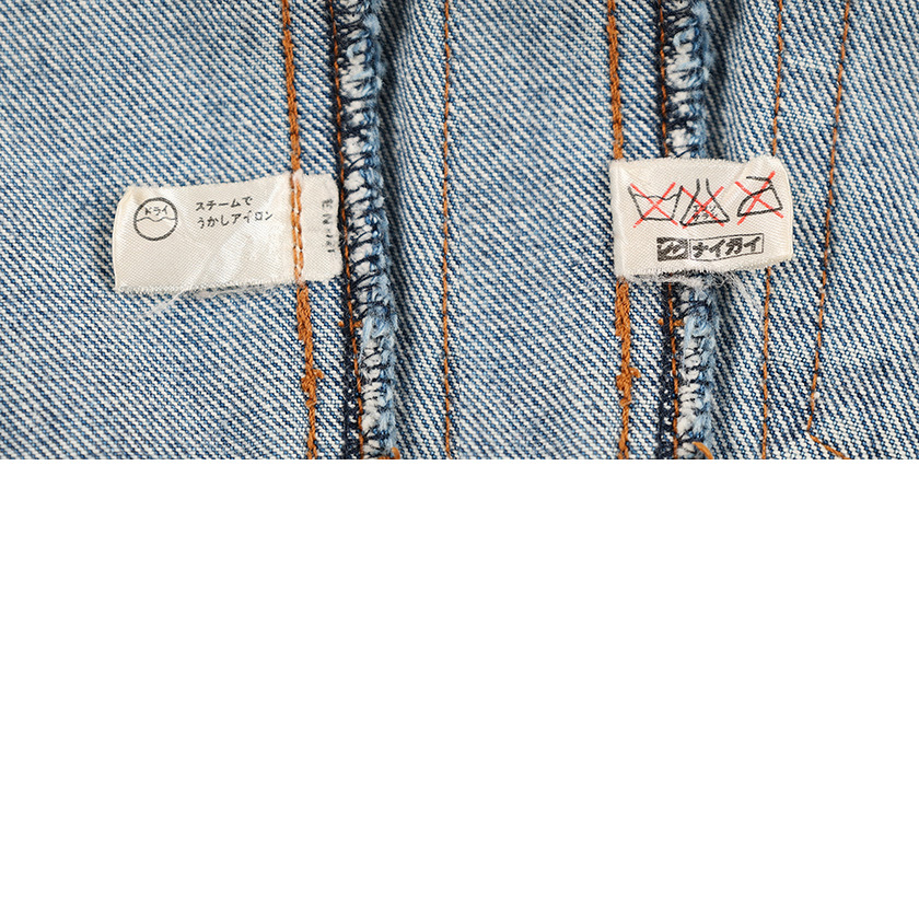 90’s Polo by Ralph Lauren ポロ ラルフローレン 襟コーデュロイデニムジャケット キッズ150サイズ インディゴブルー（ジャンク商品）