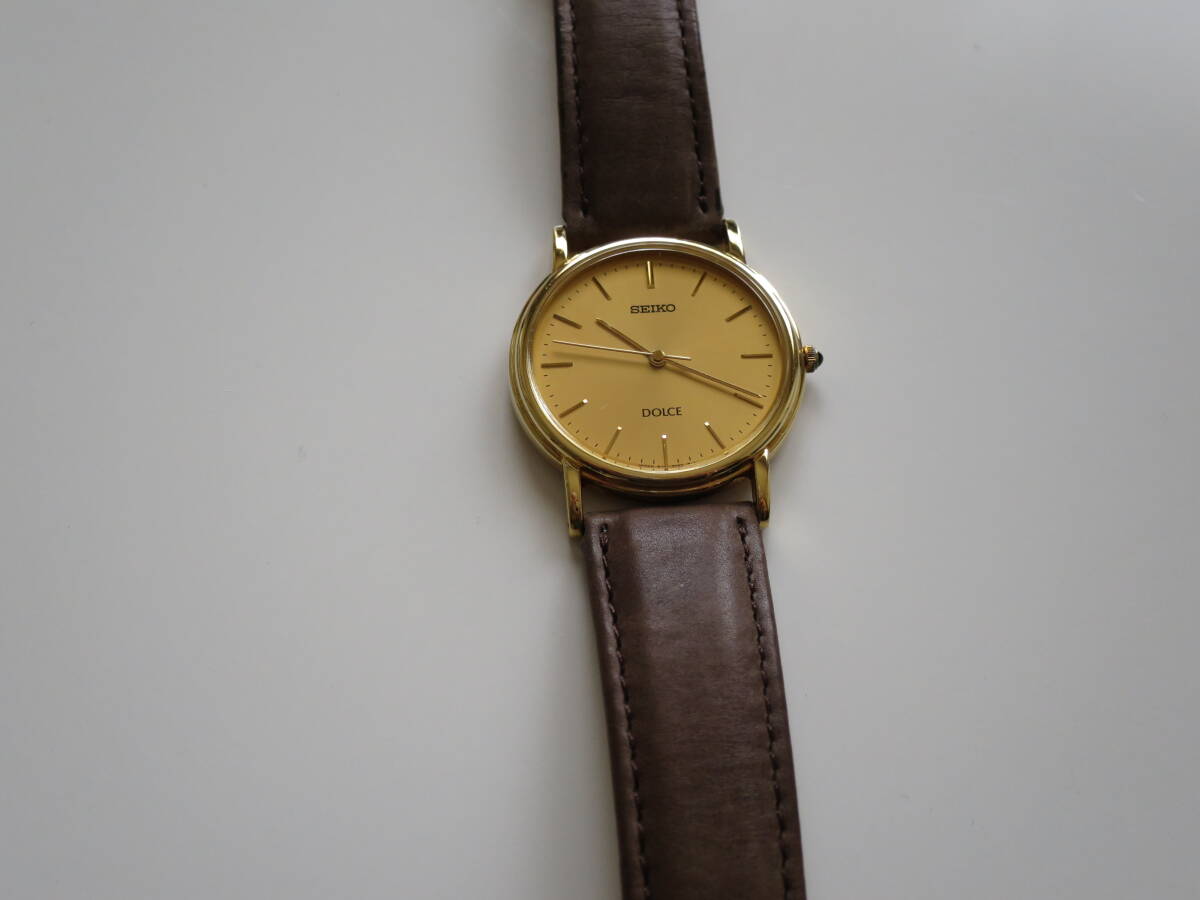 SEIKO DOLCE ドルチェ 18KT 金無垢 8J41-6060 美品(ドルチェ SEIKO DOLCE ドルチェ 18KT 金無垢 8J41-6060 美品(ドルチェ