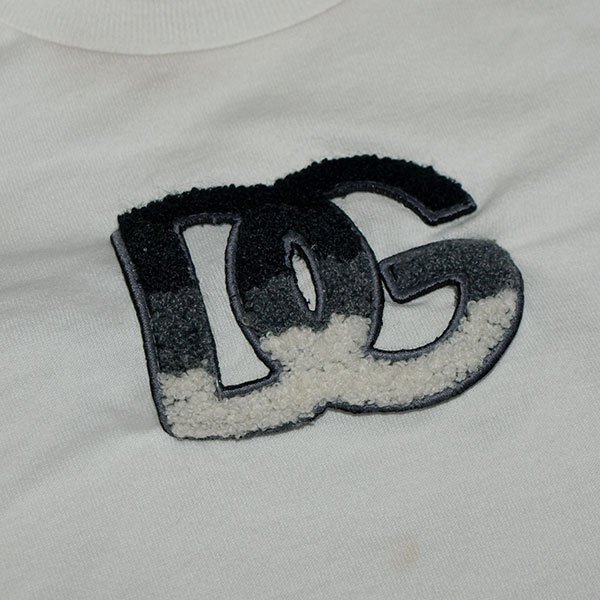 DOLCE&GABBANA◇ドルチェ＆ガッバーナ　赤ちゃん用Tシャツ◇9-12?74-80cmサイズ　ホワイト シミあり
