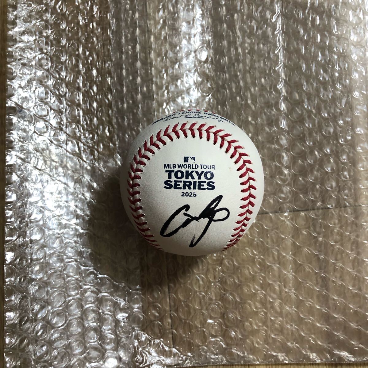 ドジャース 大谷翔平 選手 直筆サインボール 東京シリーズ 2025 ドジャース 大谷翔平 選手 直筆サインボール 東京シリーズ 2025