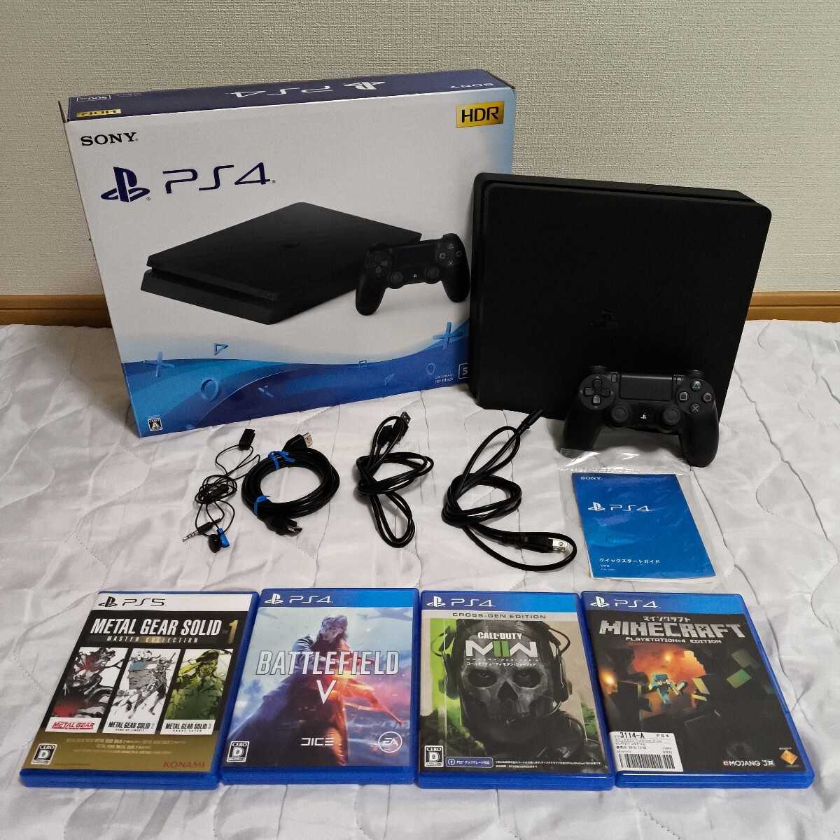 SONY PlayStation4 500GB ジェットブラック( CUH-2200A) 箱付き SONY PlayStation4 500GB ジェットブラック( CUH-2200A) 箱付き