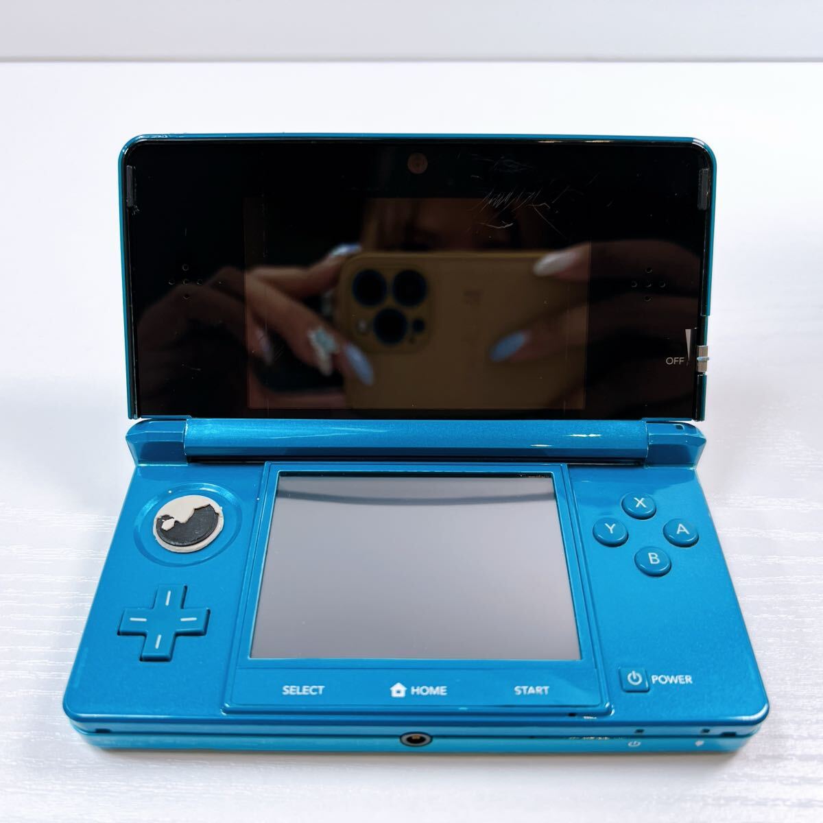 418【中古】Nintendo 3DS 本体 CTR-001 アクアブルー 418【中古】Nintendo 3DS 本体 CTR-001 アクアブルー